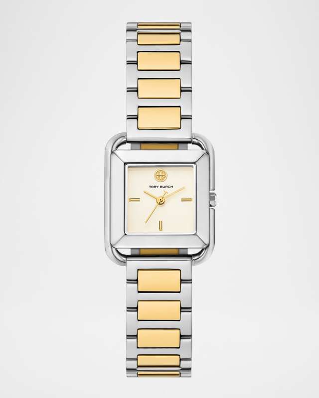 Kira Square Two-Tone Stainless Steel Watch